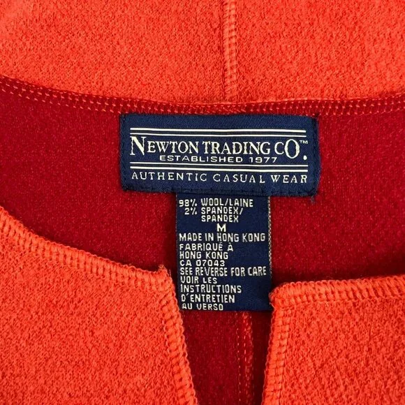 Vintage Wool Knit Cape Poncho Sweater Coat Shawl Jacket Fall Winter Scandi Girl - Picture 7 of 9
